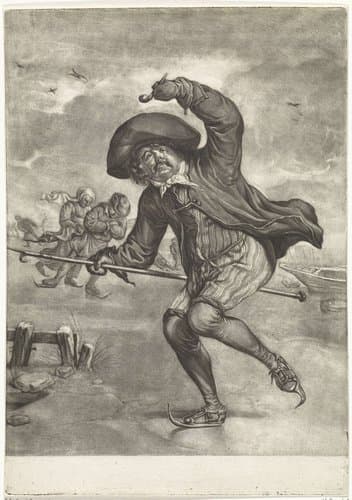 Schaatsenrijder by Jacob Gole