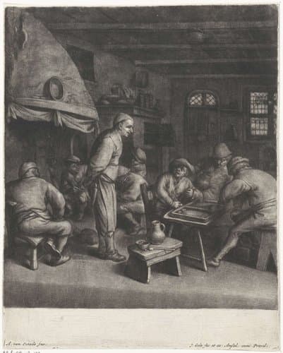 Herberginterieur by Jacob Gole