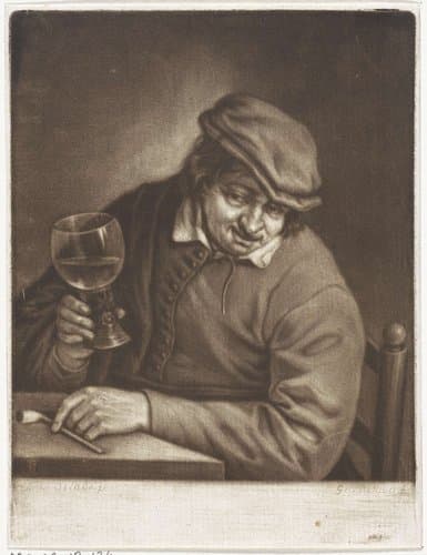 Man met een roemer by John Greenwood