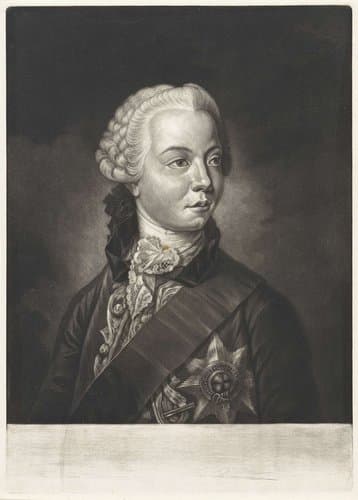 Portret van Willem V, prins van Oranje-Nassau by John Greenwood