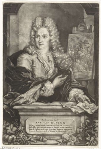 Portret van Jan van Huysum by Arnoud van Halen