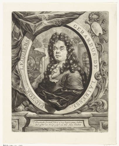 Portret van Gerard de Lairesse by Arnoud van Halen