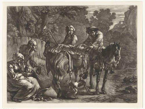 Ruiters by Jan van Huchtenburg