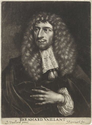 Portret van Bernard Vaillant by Johann Friedrich Leonard