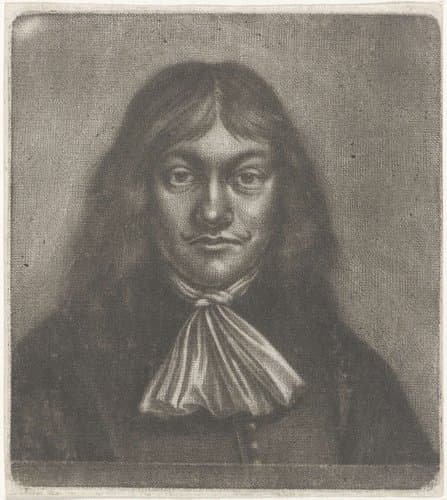 Zelfportret van Johann Friedrich Leonard by Johann Friedrich Leonard