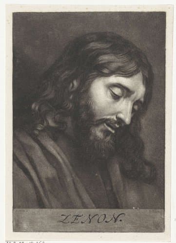 Portret van Zeno van Elea by Bernard Picart