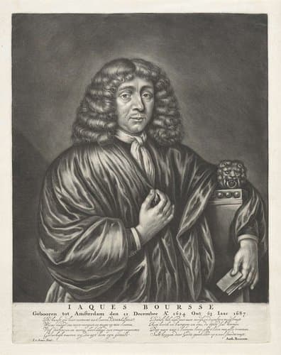 Portret van Jacques Boursse by Jan van Somer