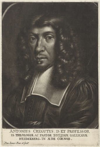 Portret van de theoloog Antonius Cregutus by Jan van Somer