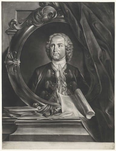 Portret van Pietro Antonio Locatelli by Cornelis Troost
