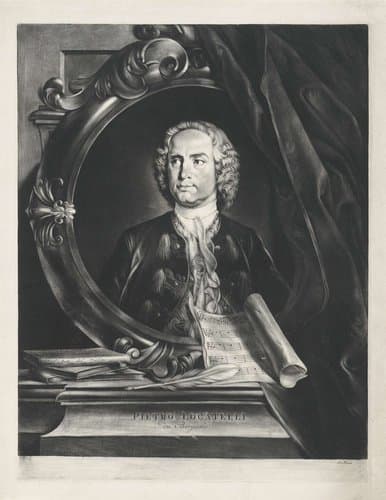Portret van Pietro Antonio Locatelli by Cornelis Troost