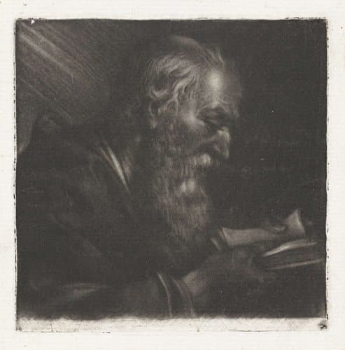 Oude man met een baard by Cornelis Troost