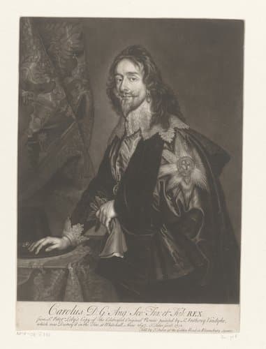 Portret van Karel I by John Faber (II)