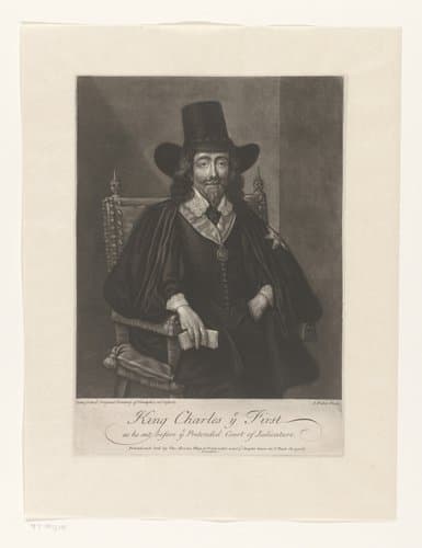 Portret van Karel I by John Faber (II)