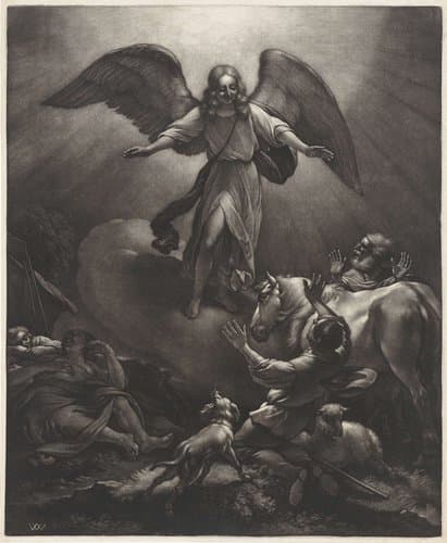 Verkondiging aan de herders by Wallerant Vaillant
