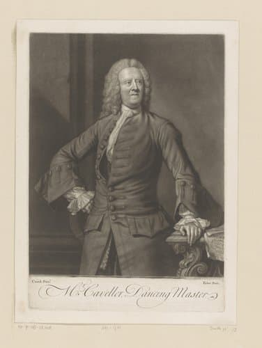 Portret van meneer Caveller by John Faber (II)