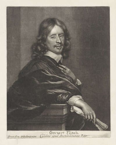 Portret van Govert Flinck by Wallerant Vaillant