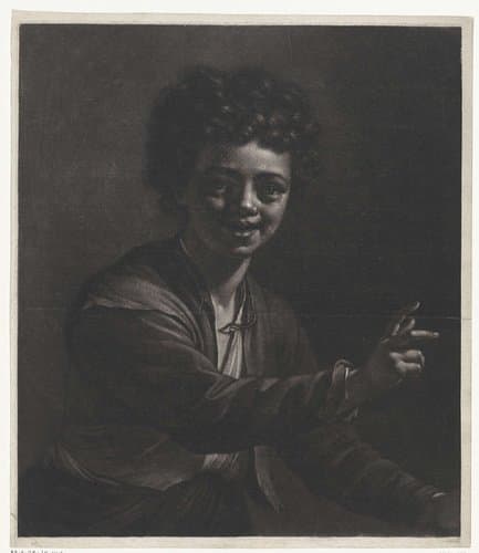 Lachende jongen by Wallerant Vaillant