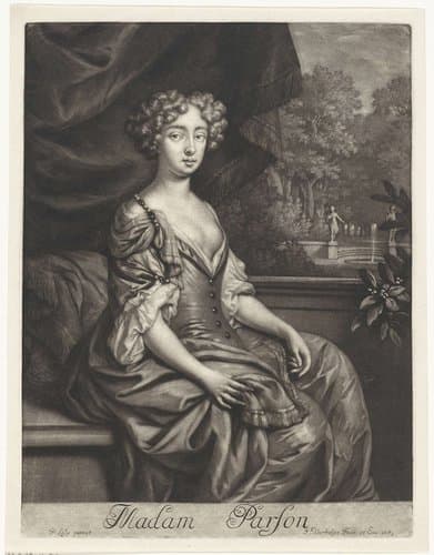 Portret van Catherine Parson by Jan Verkolje (I)