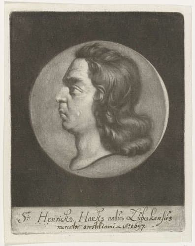 Portret van Hendricks Haecks by Nicolaas Verkolje