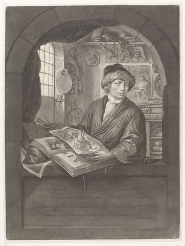 Portret van Jacob Moelaert by Nicolaas Verkolje