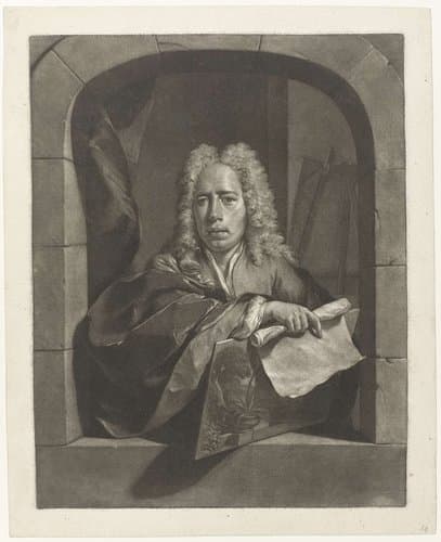 Portret van Carel Borchaert Voet by Nicolaas Verkolje