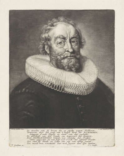 Portret van Andries Bicker by Johannes van Vilsteren