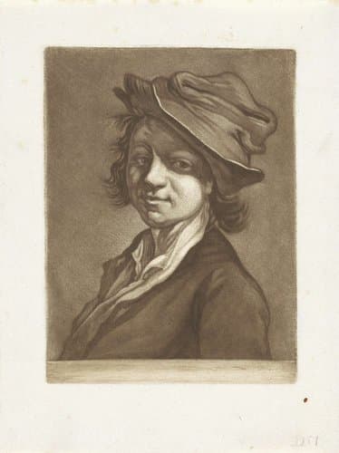 Jongen met een hoed by Pieter Anthony Wakkerdak