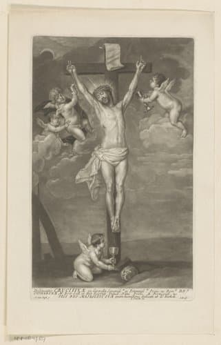 Christus aan het kruis by Isaac Beckett