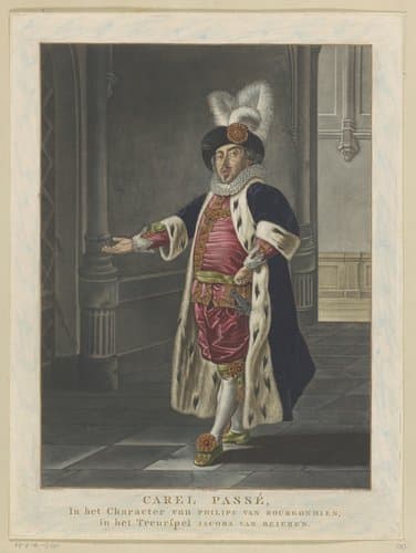 Portret van Carel Passé als Filips de Goede by Richard Brookshaw