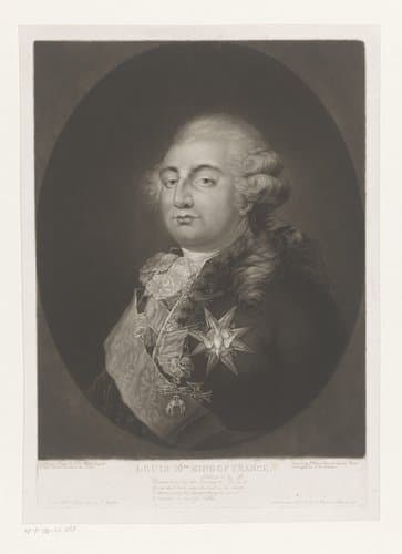 Portret van Lodewijk XVI, koning van Frankrijk by James Daniell