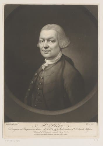 Portret van Joshua Kirby by John Dixon
