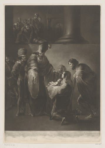 Presentatie van Christus in de tempel by Richard Earlom