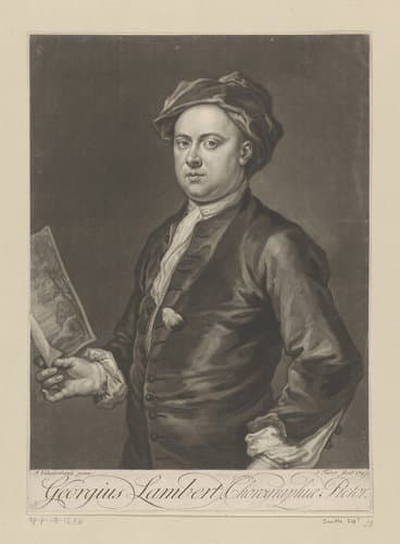 Georgius Lambert, Chorographic Pictor by John Faber (II)
