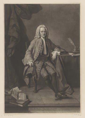 Portret van John Milner Esqr. by John Faber (II)