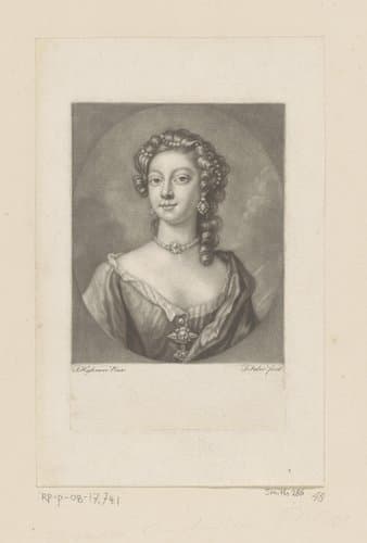 Portret van Teresia Constantia Phillips by John Faber (II)