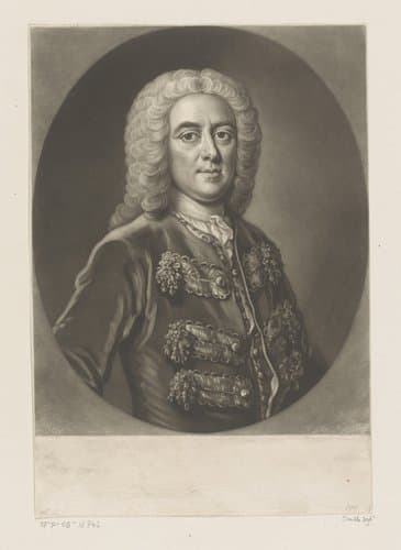 Portret van Stephen Poyntz by John Faber (II)