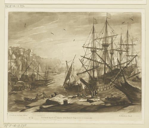 Prenten naar tekeningen van Claude Lorrain by Richard Earlom