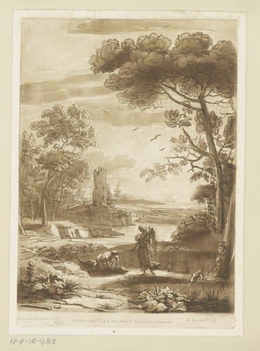Prenten naar tekeningen van Claude Lorrain by Richard Earlom