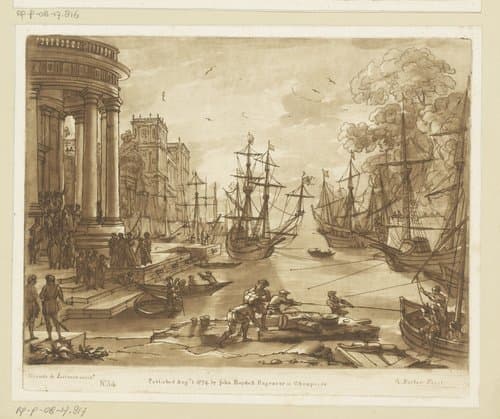 Prenten naar tekeningen van Claude Lorrain by Richard Earlom