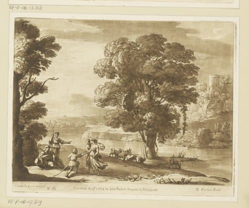 Prenten naar tekeningen van Claude Lorrain by Richard Earlom
