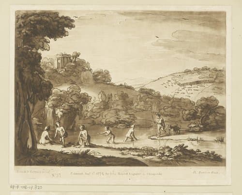 Prenten naar tekeningen van Claude Lorrain by Richard Earlom