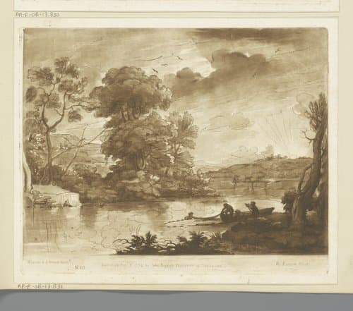Prenten naar tekeningen van Claude Lorrain by Richard Earlom