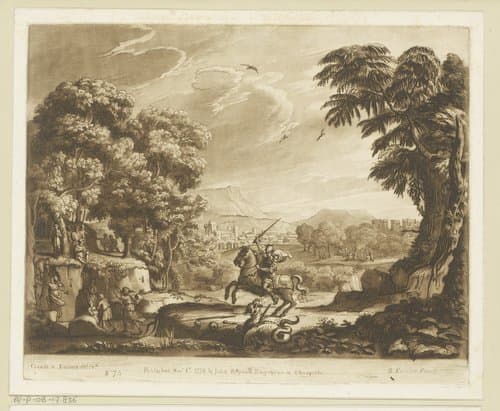 Prenten naar tekeningen van Claude Lorrain by Richard Earlom