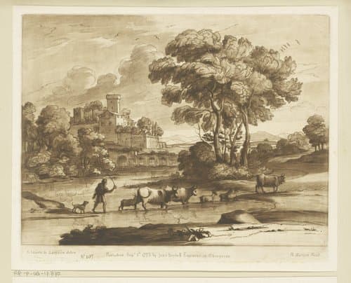 Prenten naar tekeningen van Claude Lorrain by Richard Earlom