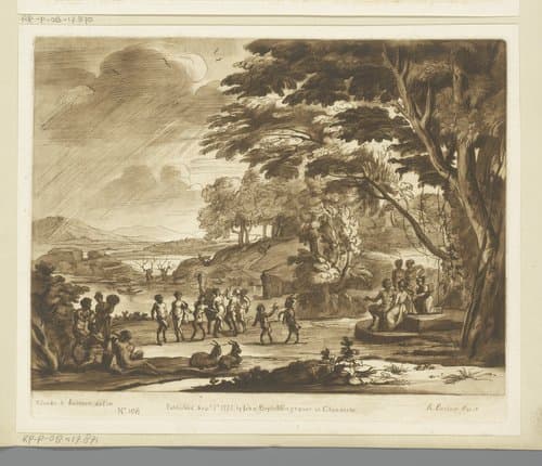 Prenten naar tekeningen van Claude Lorrain by Richard Earlom