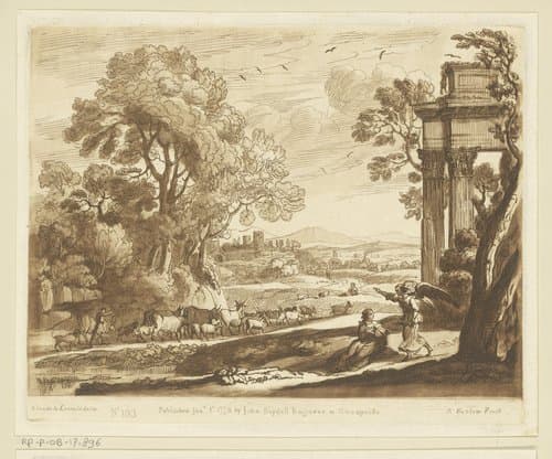Prenten naar tekeningen van Claude Lorrain by Richard Earlom