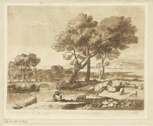 Prenten naar tekeningen van Claude Lorrain by Richard Earlom