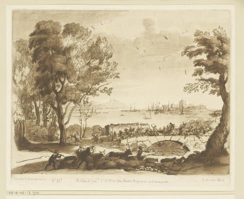 Prenten naar tekeningen van Claude Lorrain by Richard Earlom