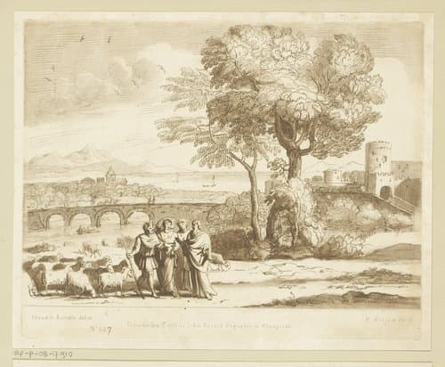 Landschap met Jacob by Richard Earlom