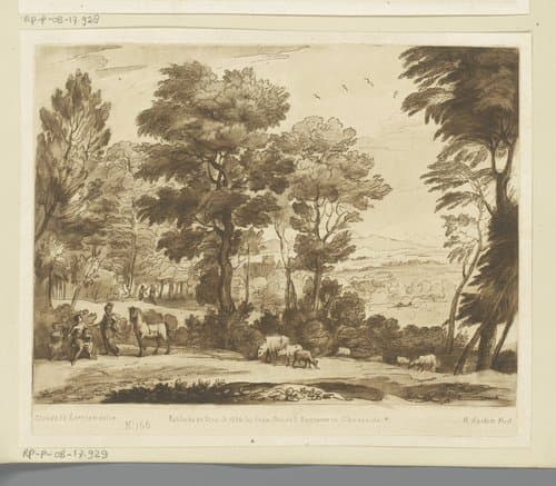 Landschap met Erminia en de oude schaapsherder by Richard Earlom